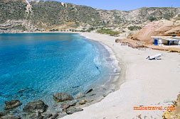 Milos spiagge, Agia Kiriaki