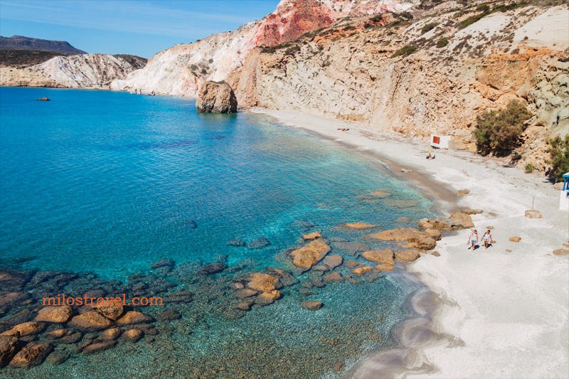 Fyriplaka beach Milos Greece