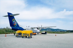Olympic Air at Milos island airport